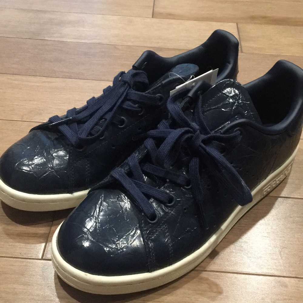 Blue crinkle adidas stan smiths from Italy!